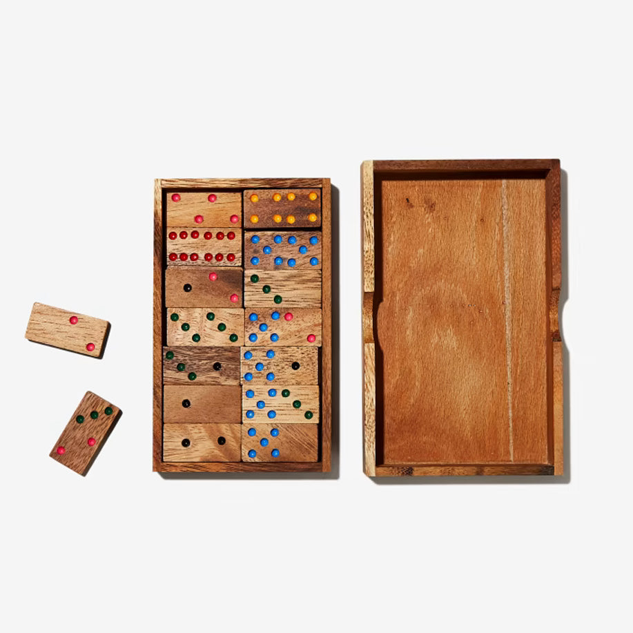 Wooden Domino Set