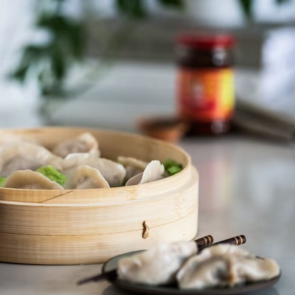 Bamboo Steamer and Chopsticks