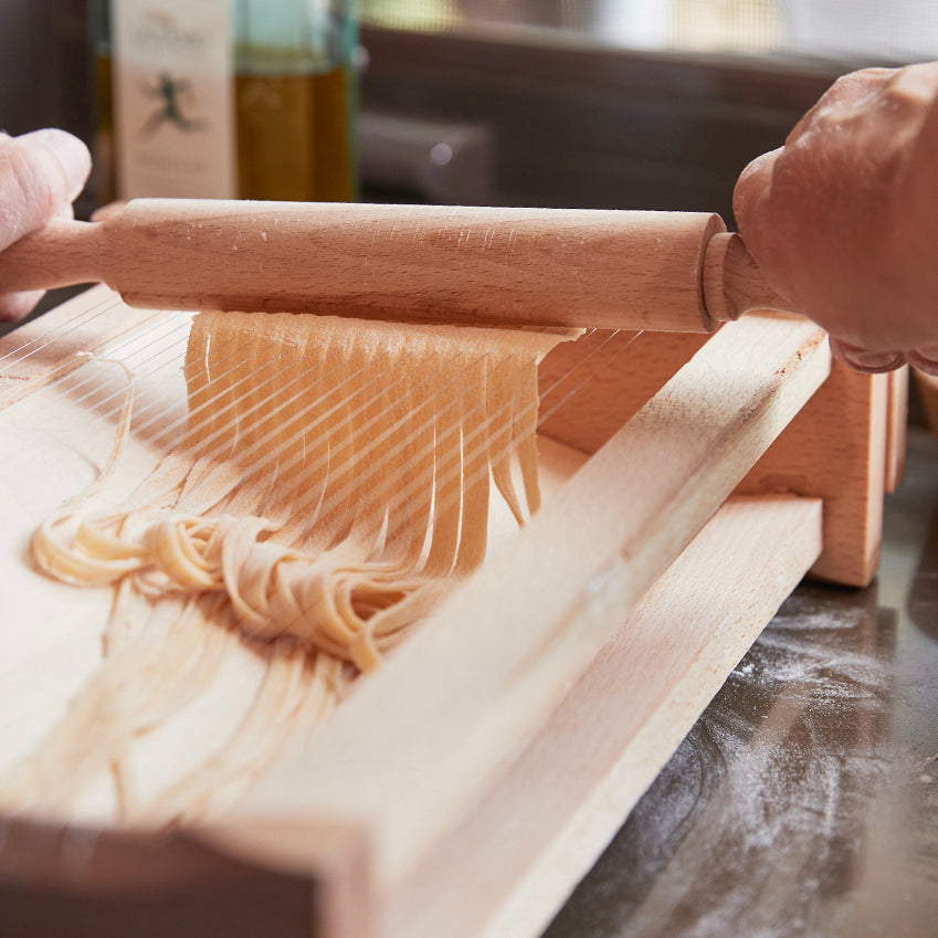 Italian Pasta Chitarra with Rolling Pin