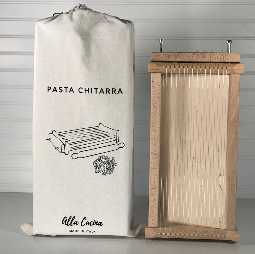 Italian Pasta Chitarra with Rolling Pin