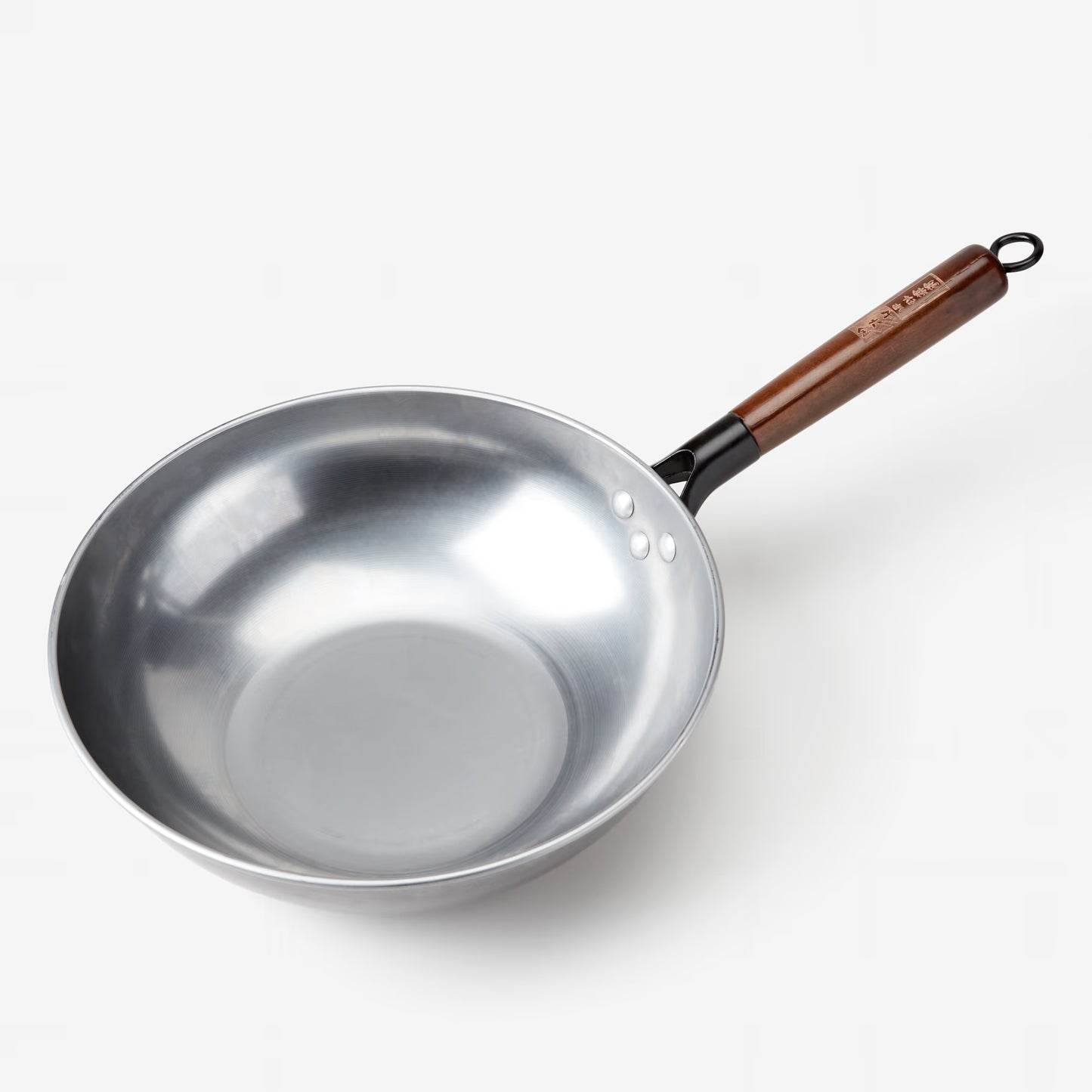 Carbon Steel Stir Fry Pan With Detachable Wood Handle