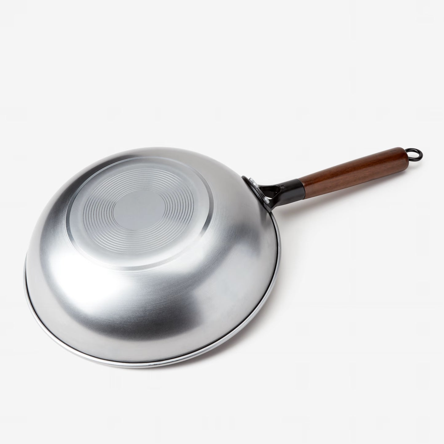 Carbon Steel Stir Fry Pan With Detachable Wood Handle